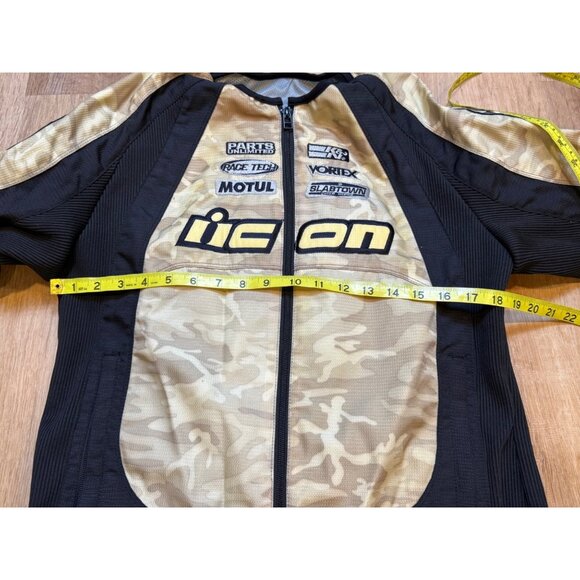 Icon Motorsports Womens Motorcycle Racing Merc Stage 3 Black Camo Large - Picture 7 of 8